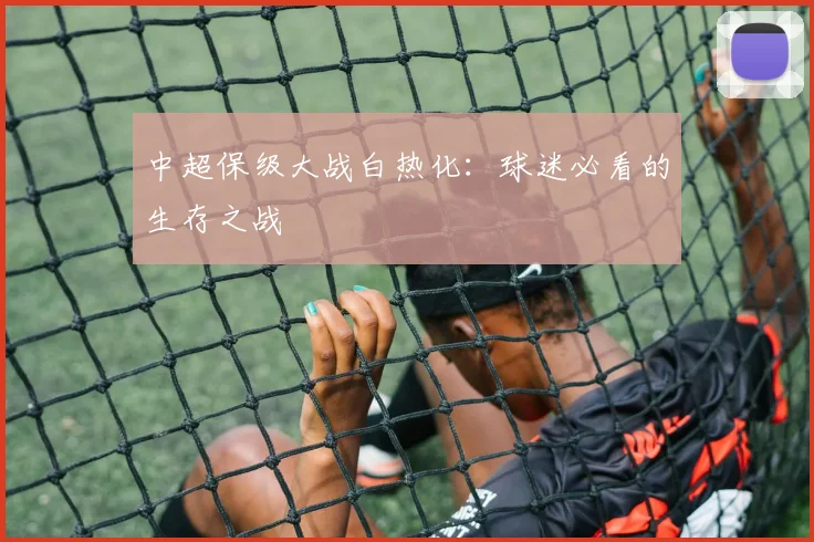 中超保级大战白热化：球迷必看的生存之战